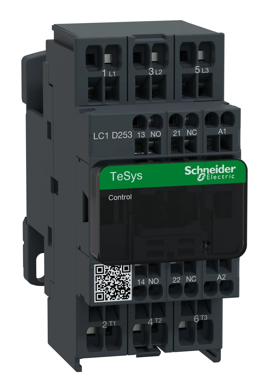 Contacteur TeSys Deca LC1D253B7 — 3P, 25 A AC-3/AC-3e, commande 24 V CA, 50/60 Hz