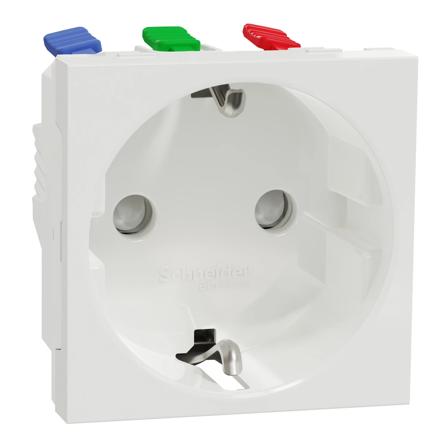 Prise Schuko 2P+T New Unica NU305718 — blanc