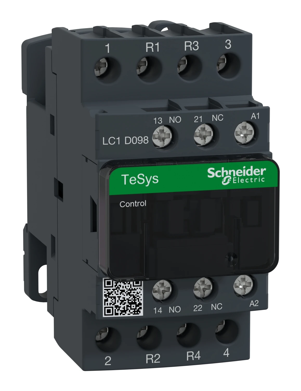 Contacteur TeSys Deca LC1D098B7 — 4P, 20 A AC-1, commande 24 V CA, 50/60 Hz