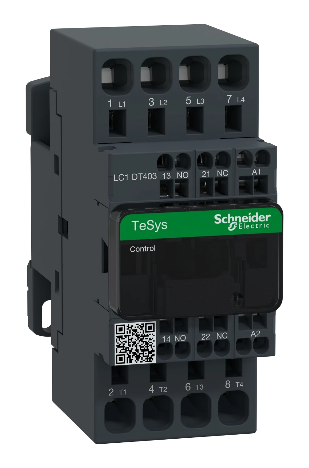 Contacteur TeSys Deca LC1DT403E7 — 4P, 40 A AC-1, commande 48 V CA, 50/60 Hz