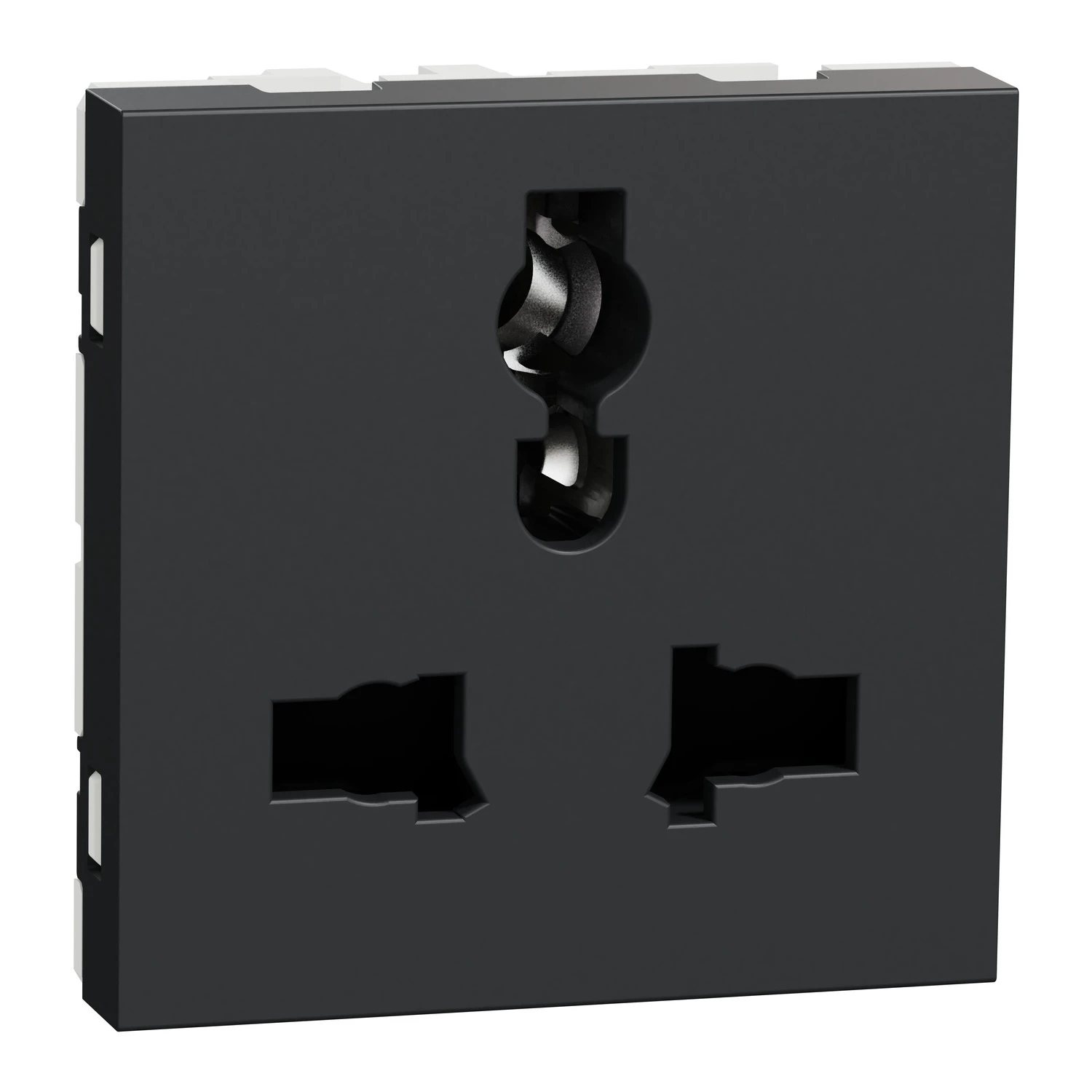Prise multistandard New Unica NU308454 — anthracite