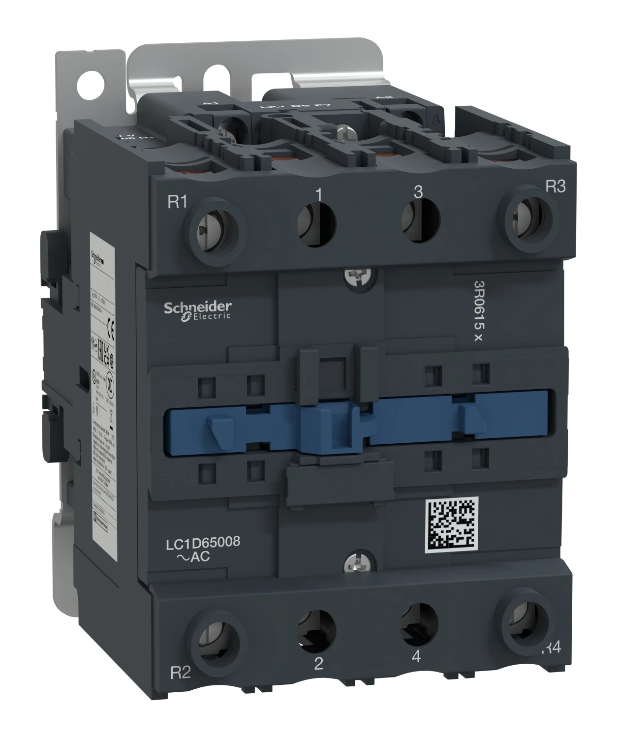 Contacteur TeSys Deca LC1D65008M7 — 4P, 80 A AC-1, commande 220 V CA, 50/60 Hz