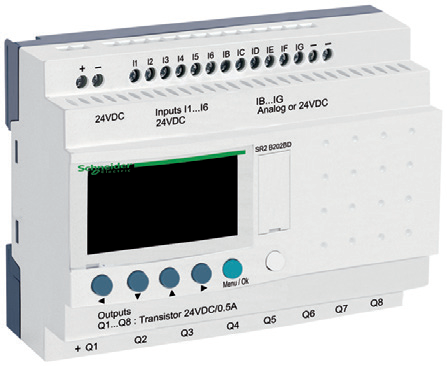 Zelio Logic SR2/SR3 SR2A201BD smart relay – 20 I/O – 24 V DC