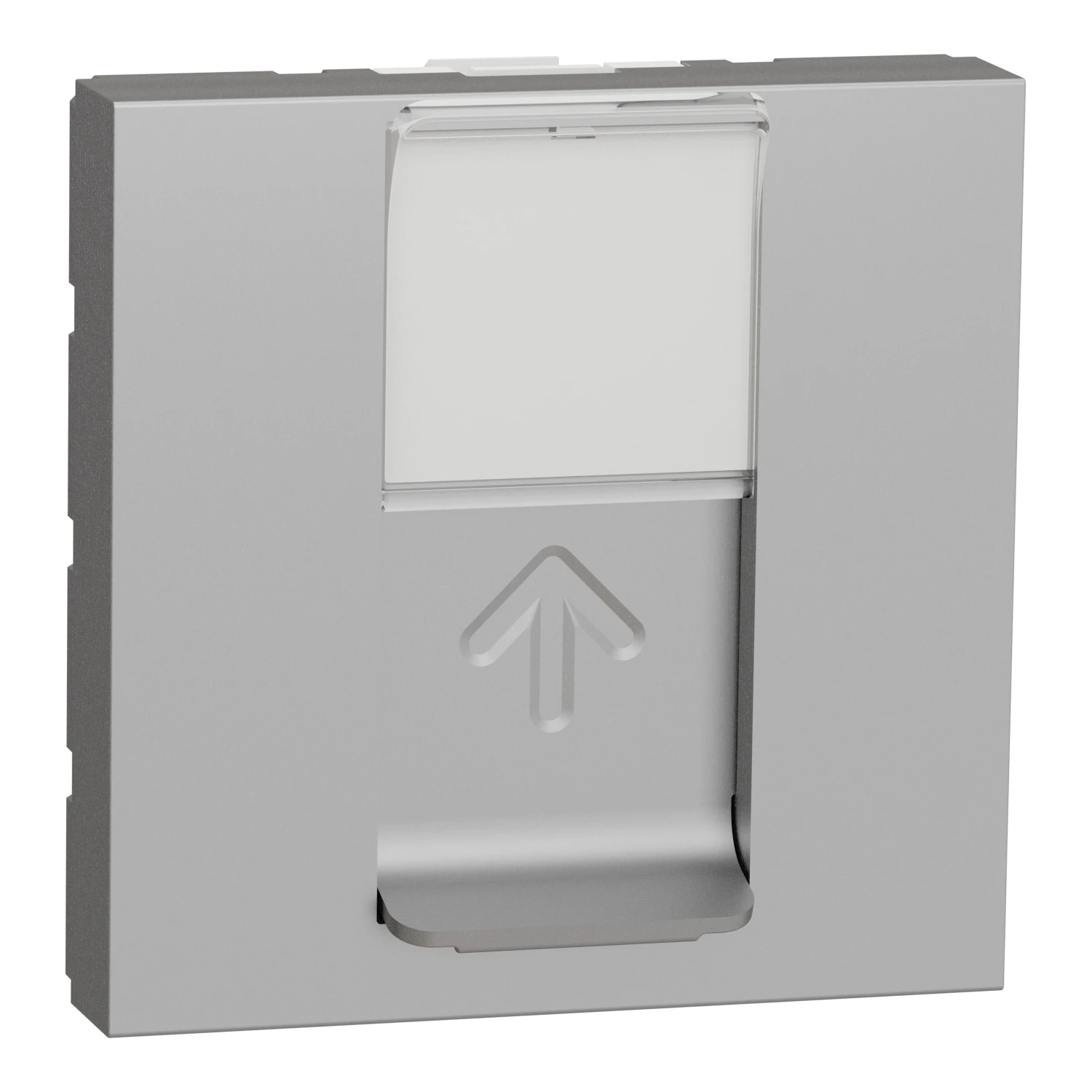 Prise RJ45 Cat.6A FTP New Unica NU344930 — aluminium