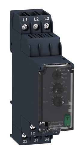 Three-phase monitoring relay RM22TA31 — 200…240 V AC