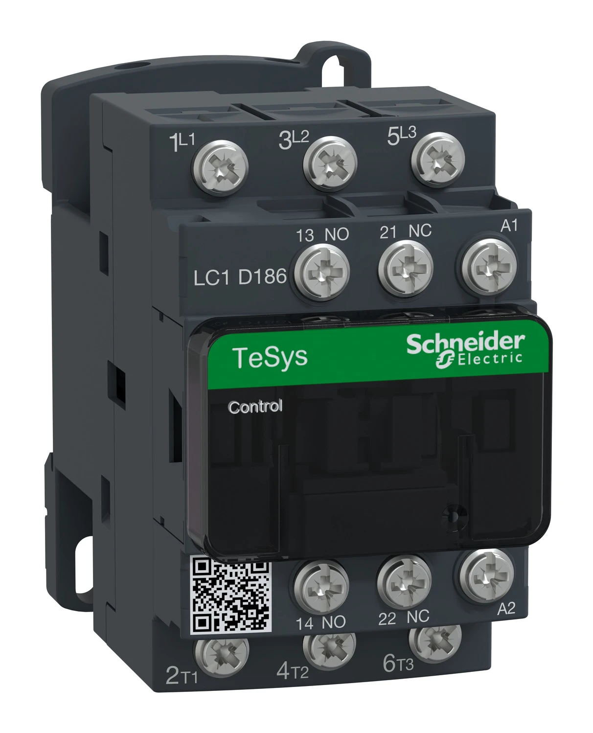 Contacteur TeSys Deca LC1D186B7 — 3P, 18 A AC-3/AC-3e, commande 24 V CA, 50/60 Hz