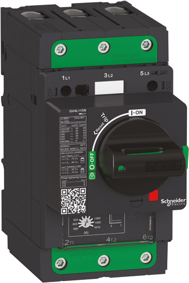 TeSys GV4L02N motor circuit breaker — 2 A