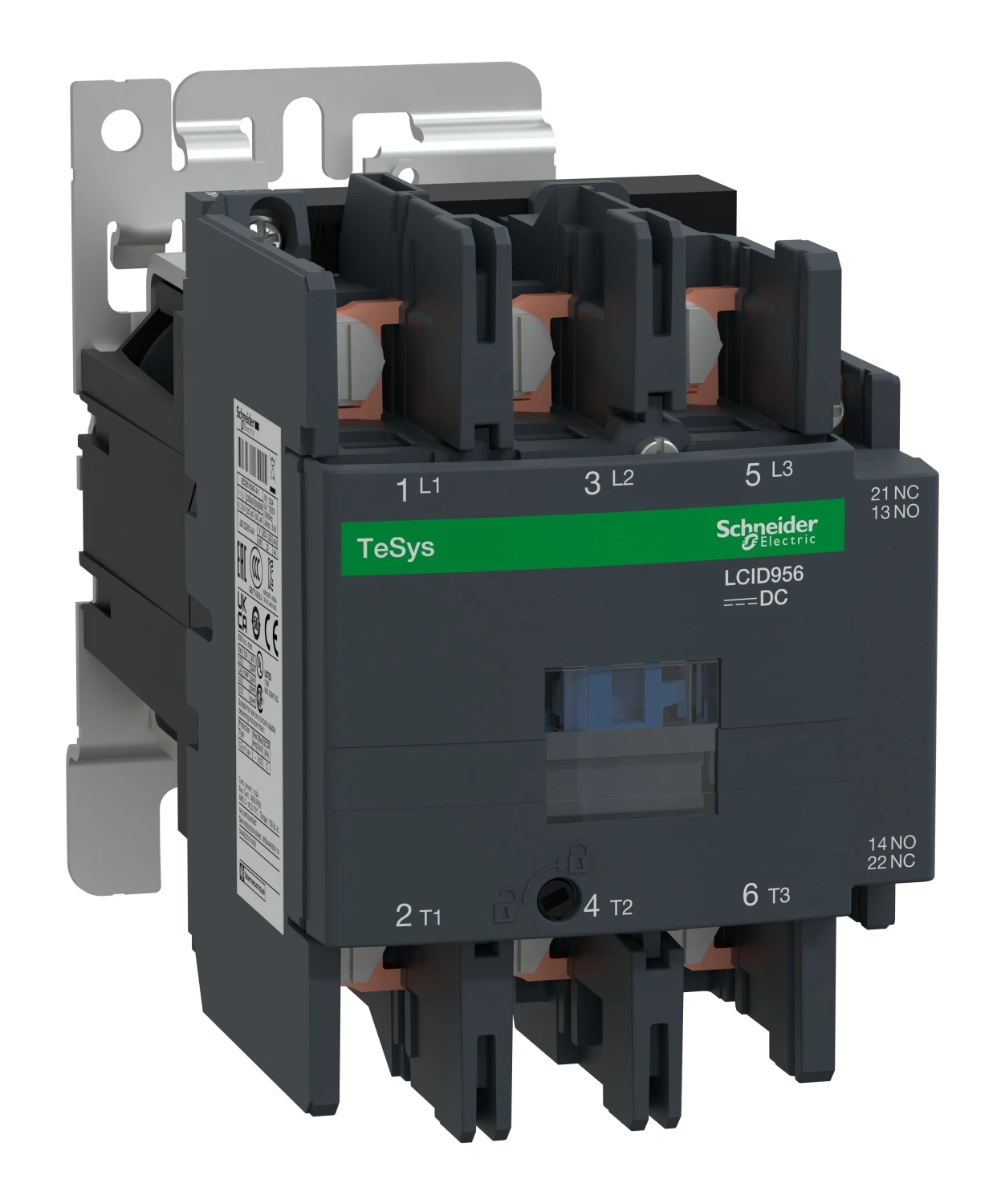Contacteur TeSys Deca LC1D956BD — 3P, 95 A AC-3/AC-3e, commande 24 V CC