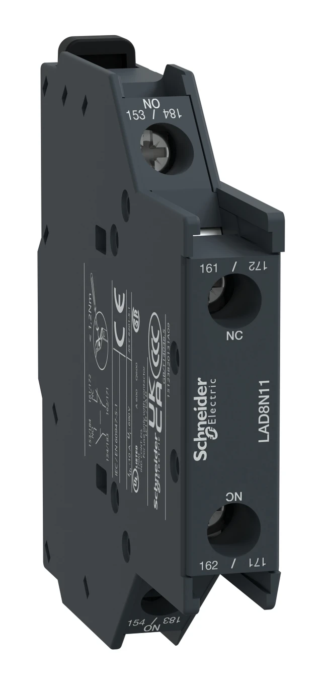 Bloc auxiliaire TeSys Deca LAD8N11 — 1 NO + 1 NF