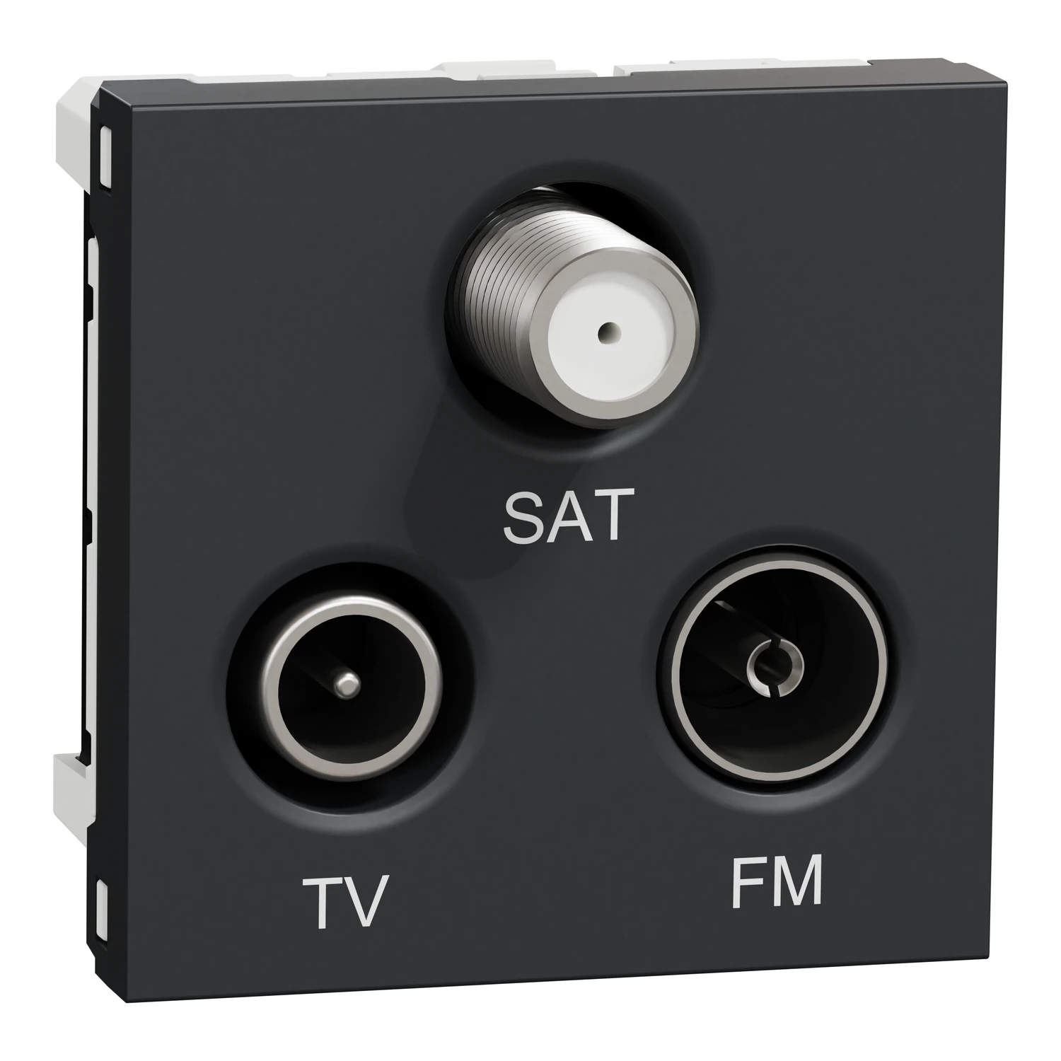 Prise FM / TV / SAT New Unica NU345054 — anthracite