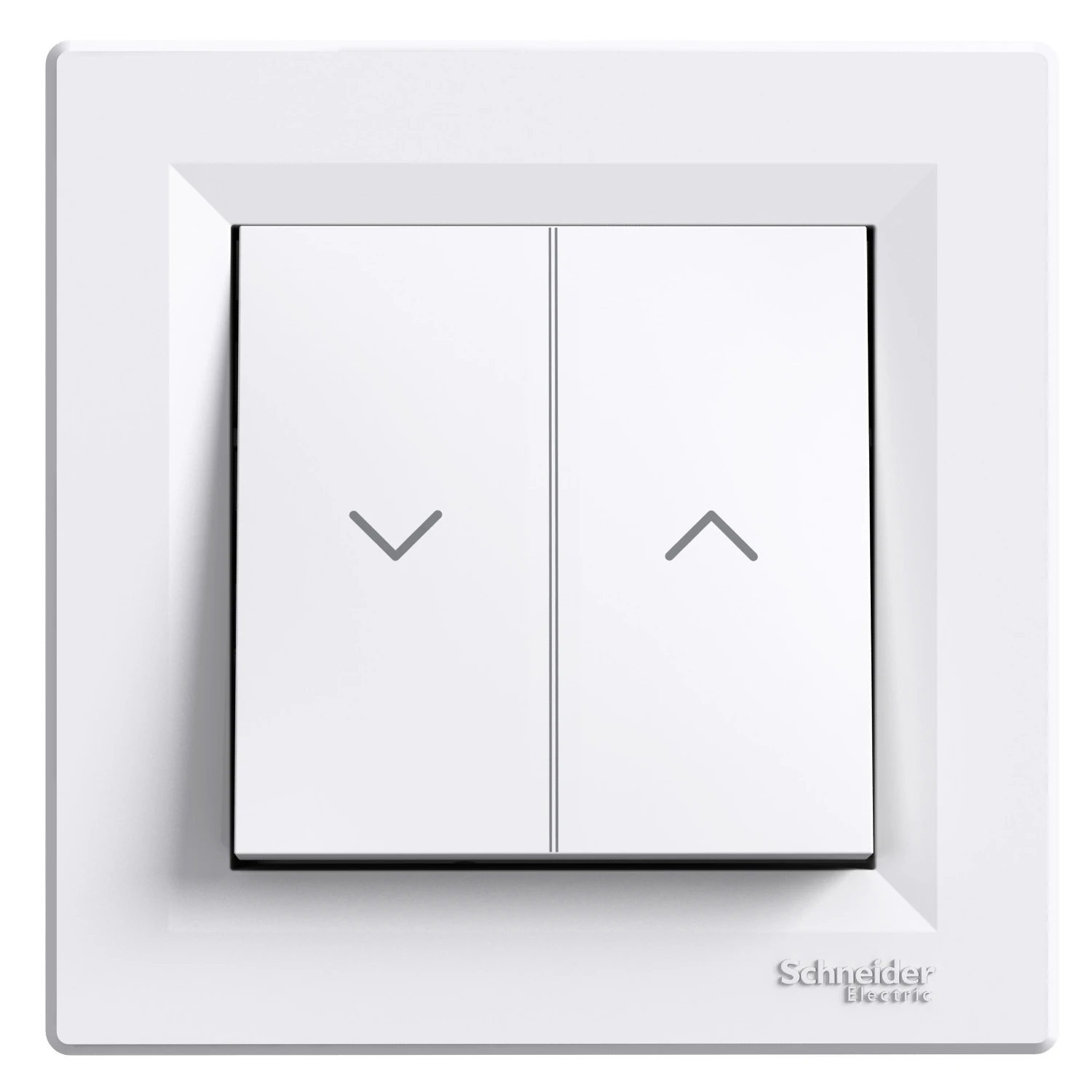 Bouton-poussoir pour volet roulant Asfora EPH1300121 — blanc