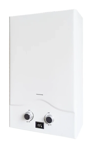 PRESTIGE PG-04 — Gas water heater, natural-draught, low NOx, 5–14 L/min