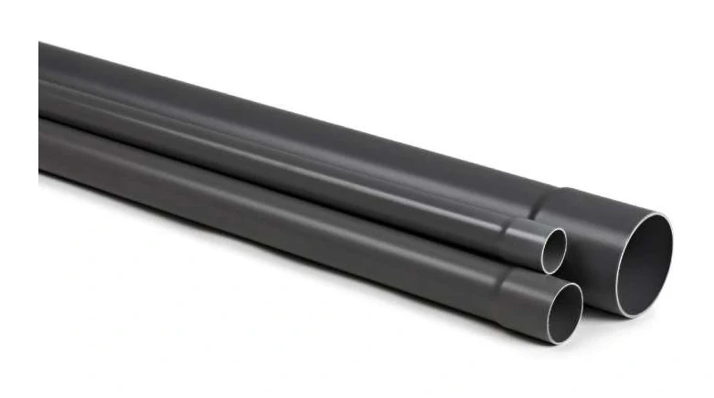 Tube PVC-U PTT pour câbles télécom et basse tension