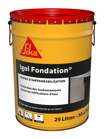 Igol Fondation — Bituminous coating for buried foundations