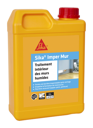 Sika® Imper Mur — Resin treatment for damp interior walls