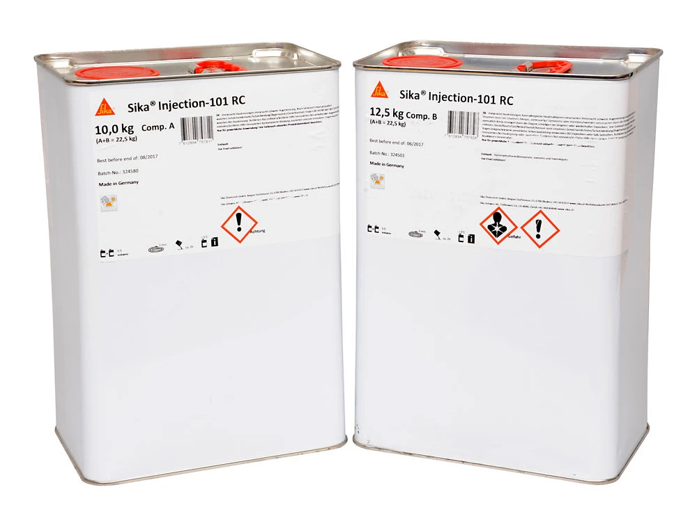 Sika® Injection-101 RC — Foaming resin for temporary water stopping
