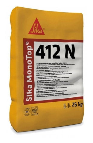 Sika MonoTop®-412 N — Fibre-reinforced R4 concrete repair mortar