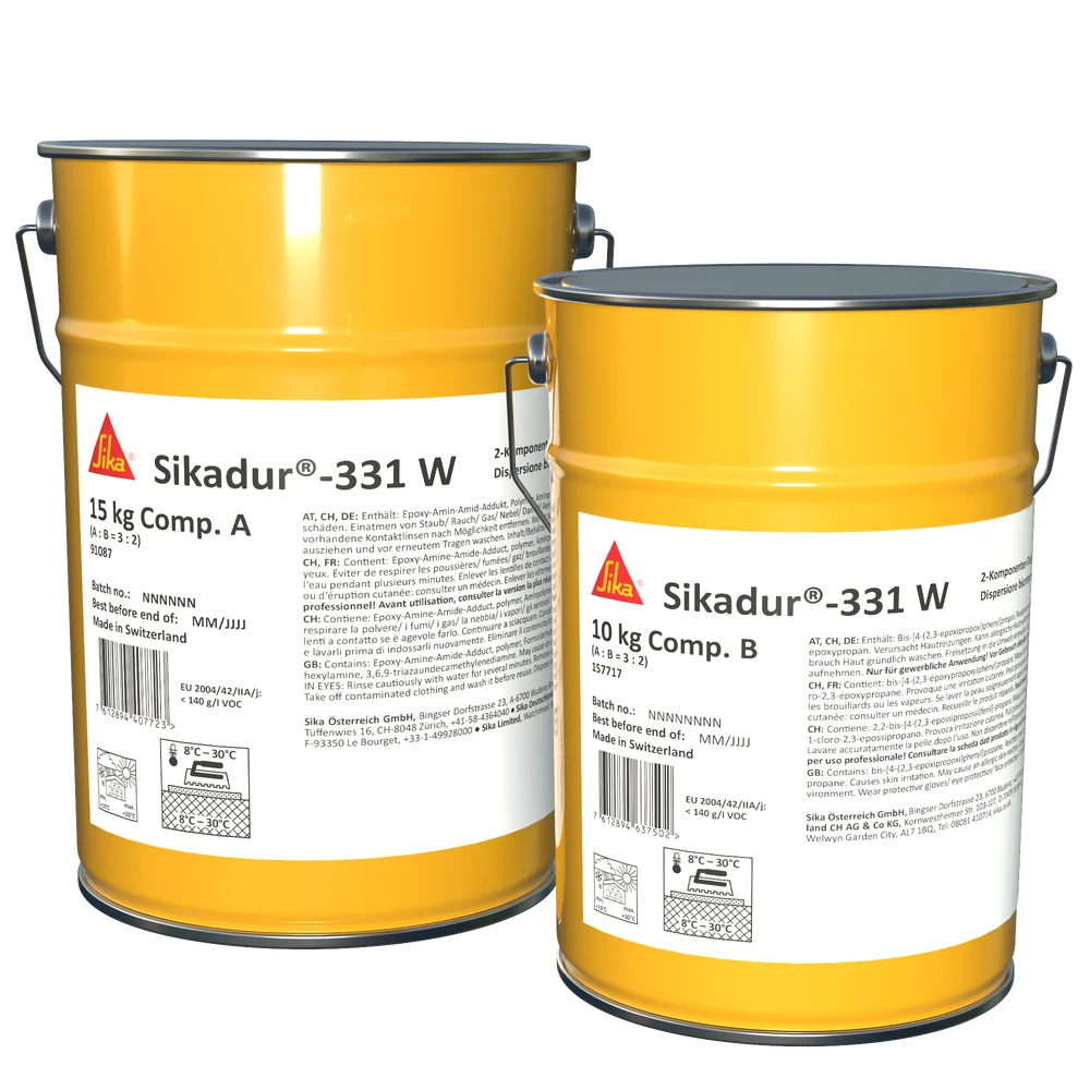 Sikadur®-331 W — Water-based epoxy filler for concrete reprofiling