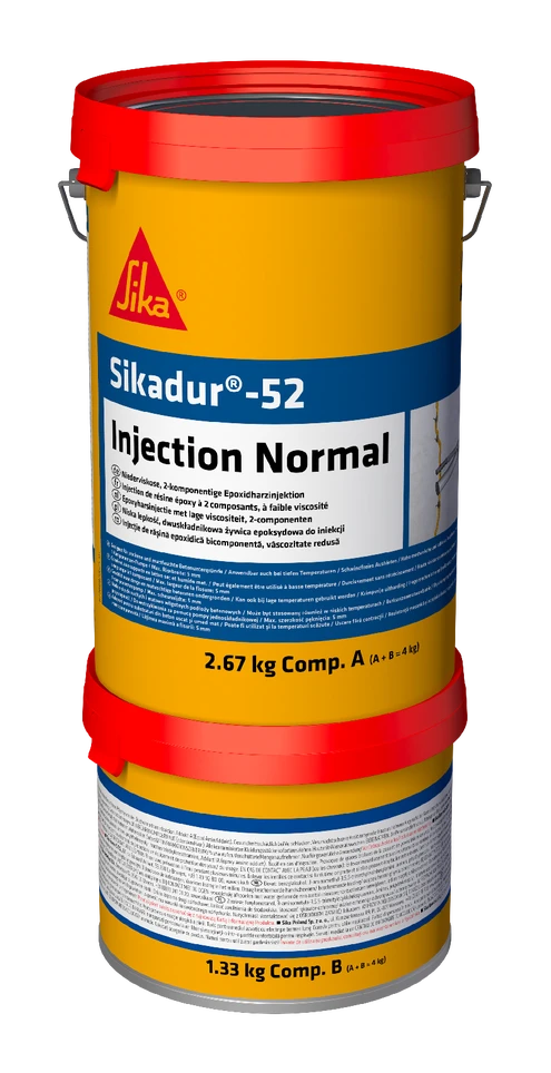 Sikadur®-52 Injection Normal — Epoxy resin for dormant crack injection