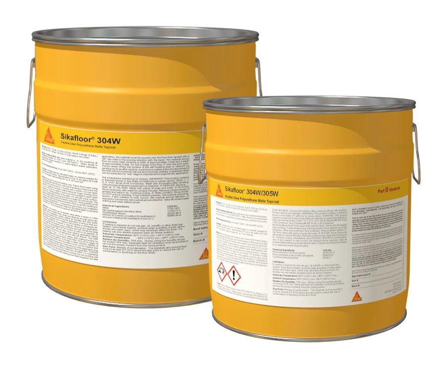 Sikafloor®-304 W — Clear matt water-based polyurethane finish