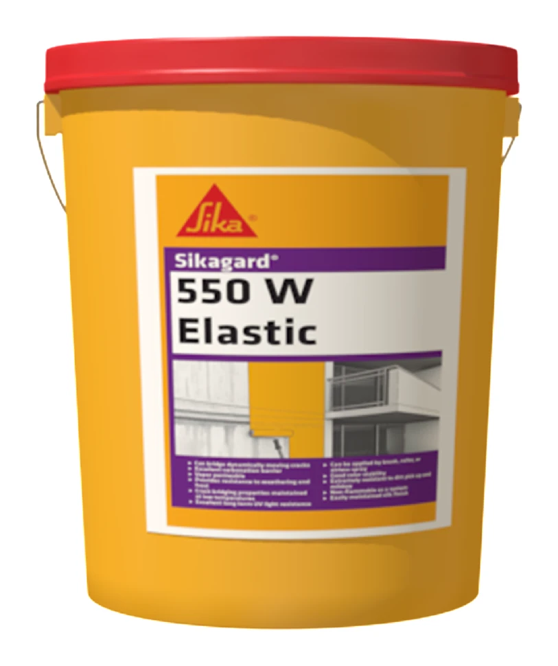 Sikagard®-550 W Elastic — Elastic acrylic protective coating for concrete