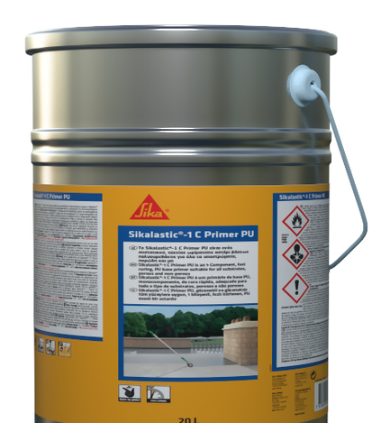 Sikalastic®-1 C Primer PU — Polyurethane primer for roof waterproofing