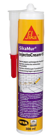 SikaMur® InjectoCream-100 — Injection cream for rising-damp treatment