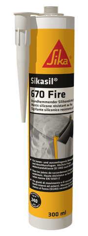 Sikasil®-670 Fire — Elastic sealant for fire-classified joints