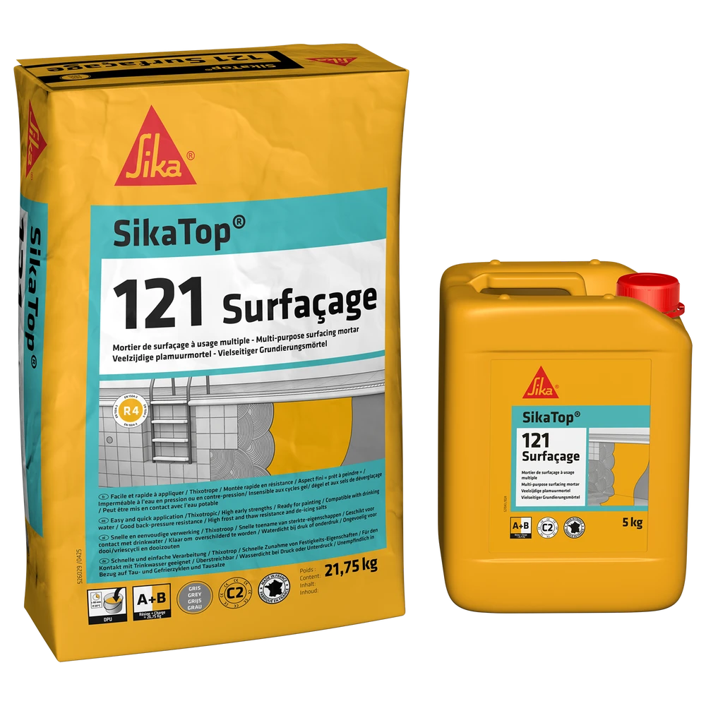 SikaTop®-121 Surfaçage — Surfacing and thin-layer repair mortar