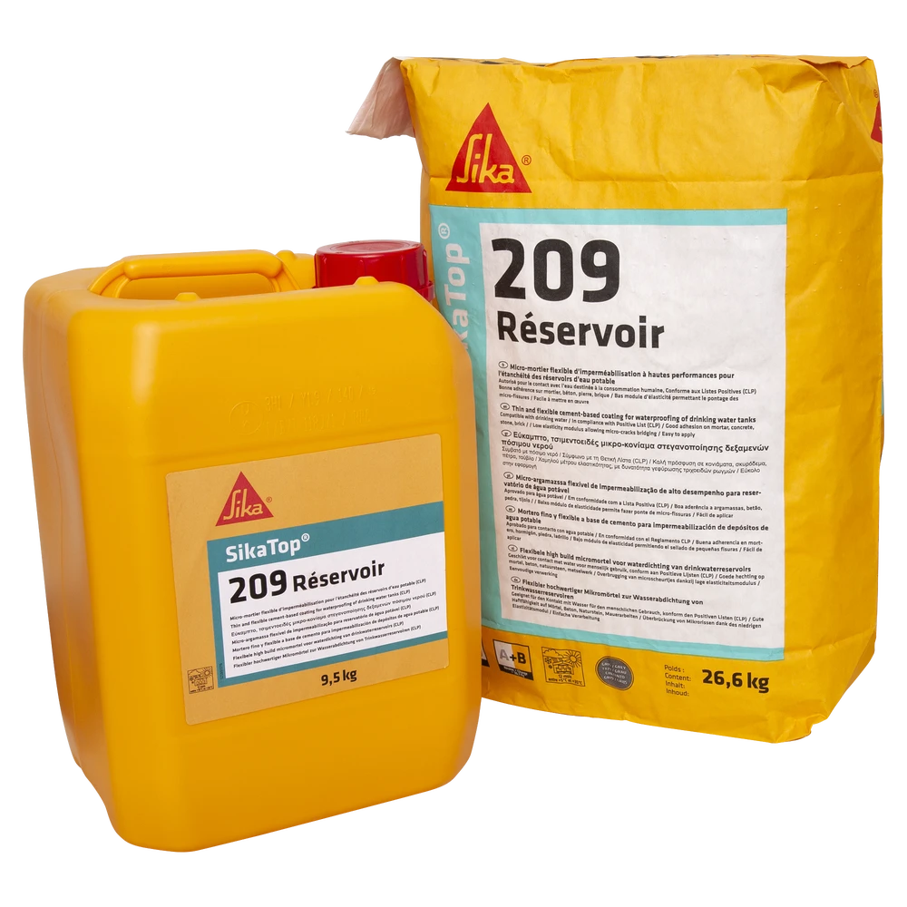SikaTop®-209 Réservoir — Flexible waterproofing mortar for tanks