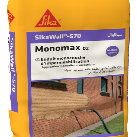 SikaWall®-570 Monomax DZ — One-coat weatherproofing render for walls