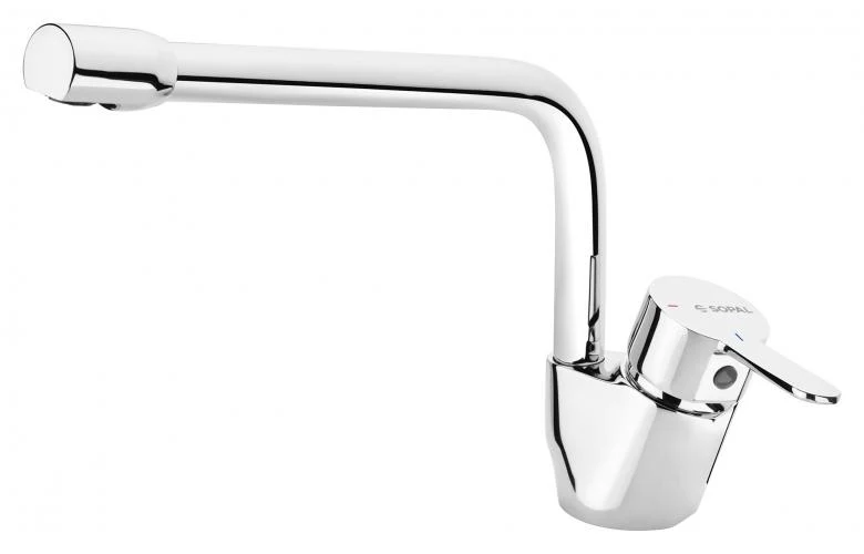 Kitchen sink mixer with swan-neck spout Zembra — SOPAL 06DQA04