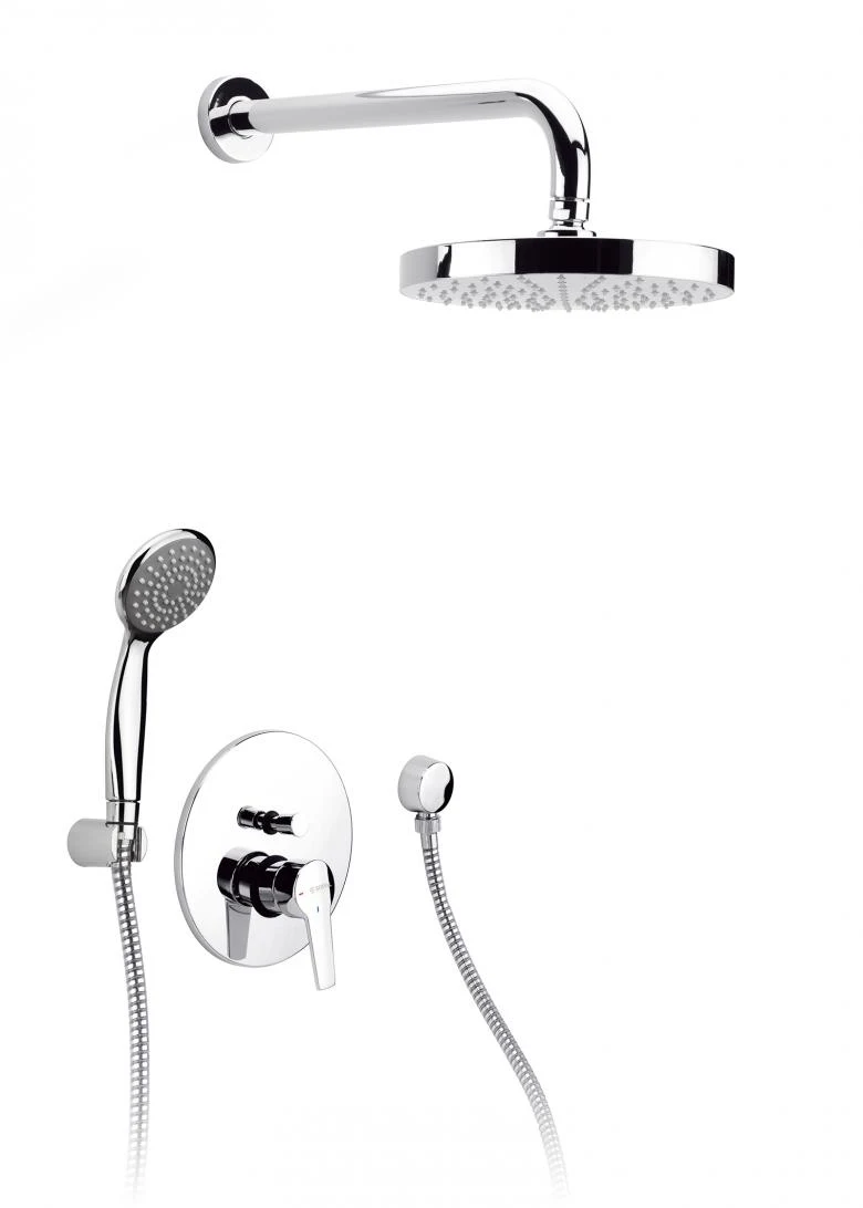Kit mitigeur de douche encastré avec inverseur Douz — SOPAL 06CYA04