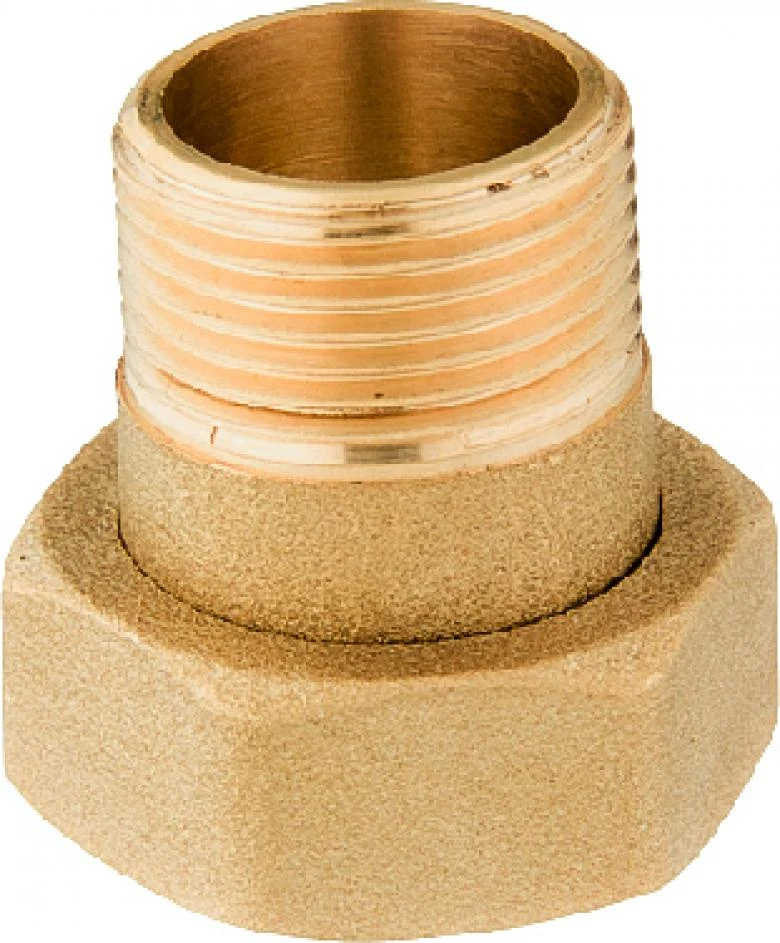 Two-piece male-female union coupling — SOPAL