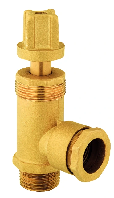 Vertical poppet tapping valve with threaded outlet — SOPAL