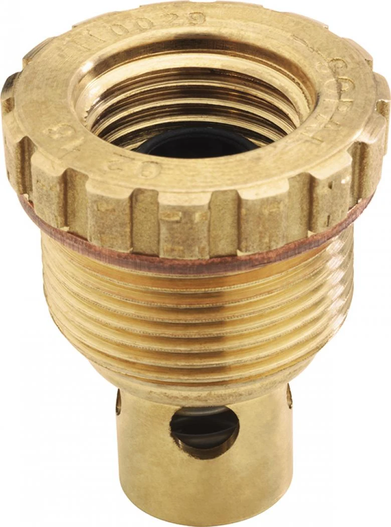 SOPAL — LPG camping valve with knurled head and straight thread — 2519A01