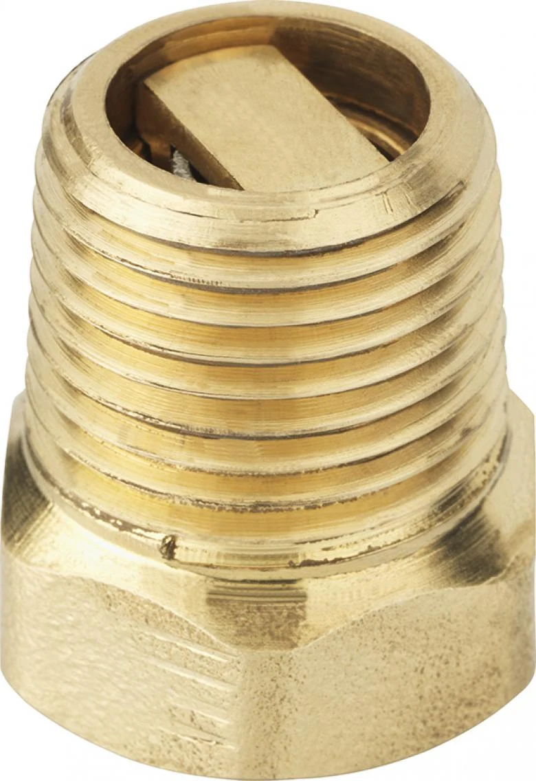 SOPAL — LPG camping valve with hexagonal head, tapered thread and hidden cage — 2576A01