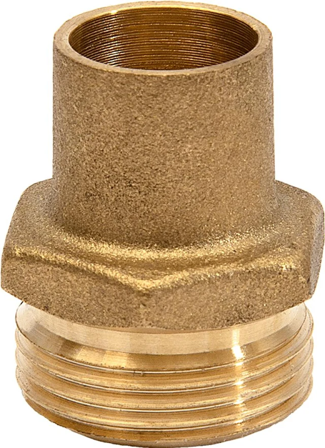SOPAL — One-piece male JSC gas nipple for brazing to copper — 14C9A01