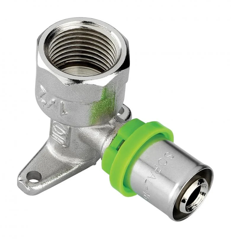 SOPAL — Female wallplate elbow — SOPALPEX press fittings — 13A4A03