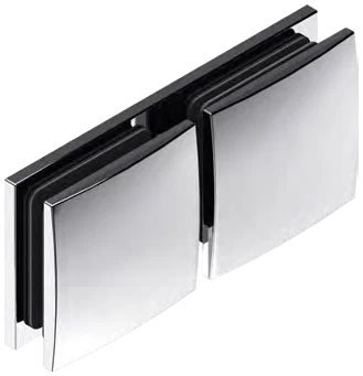 180° glass-to-glass clamp for shower screens — SOPAL