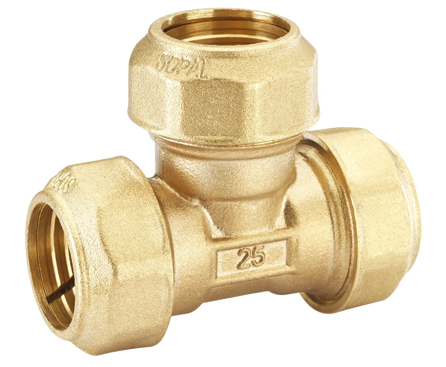 SOPAL — Pipe-to-pipe-to-pipe tee — FULFLO — 13P9A01