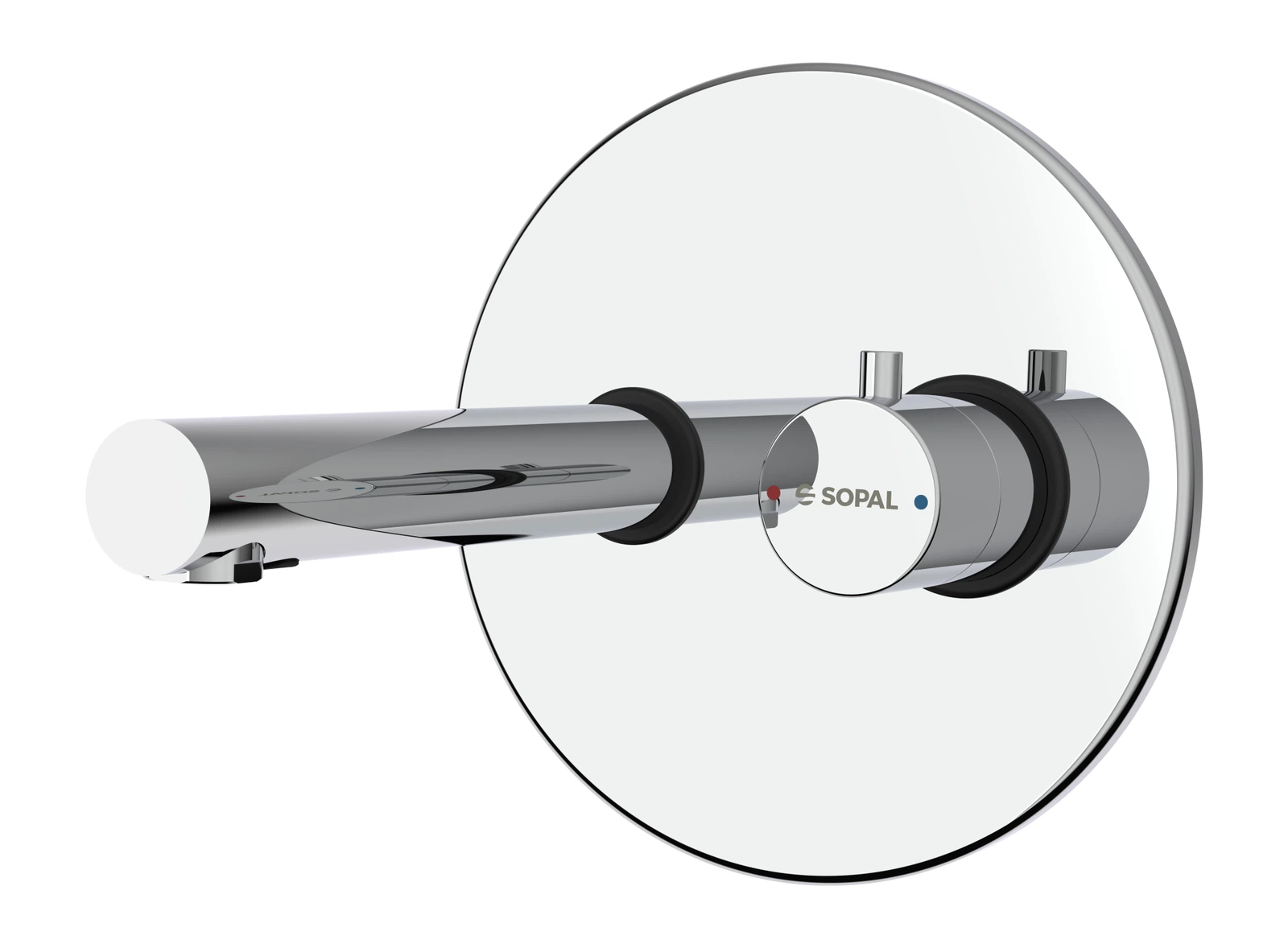 Wall-mounted electronic mixer mains-powered Maktaris — SOPAL 06EUA04
