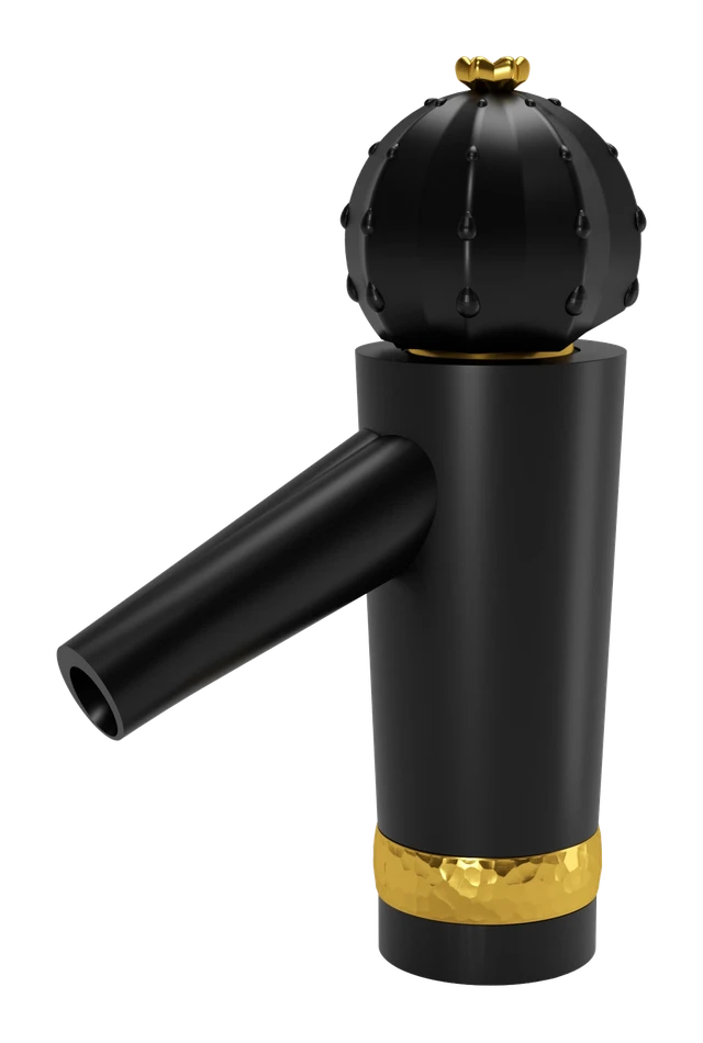 Basin mixer matt black / gold Cactus — SOPAL 06E4AAF
