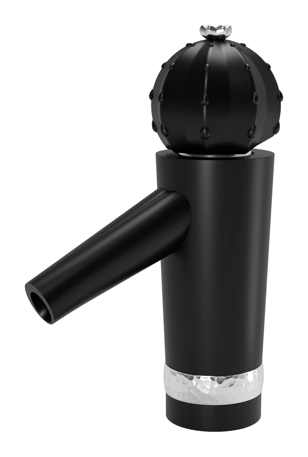Mitigeur de lavabo noir mat chromé Cactus — SOPAL 06E4A4