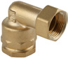 Wide-seal elbow coupling with swivel nut — SOPAL