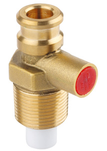 SOPAL — Automatic LPG valve Ø20/22 with pressure relief valve