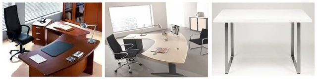 STRAMIFLEX PVC 3D-covered MDF table top — STRAMIFLEX
